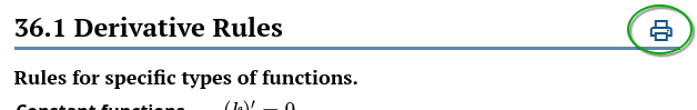 screenshot of a handout division highlighting the print preview button